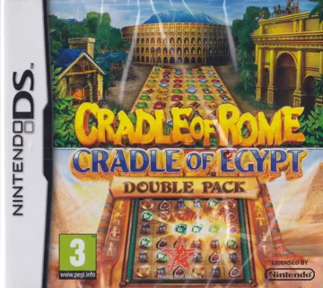 Double Pack - Cradle of Rome + Cradle of Egypt (Europe) (En,Fr,Es,It) box cover front